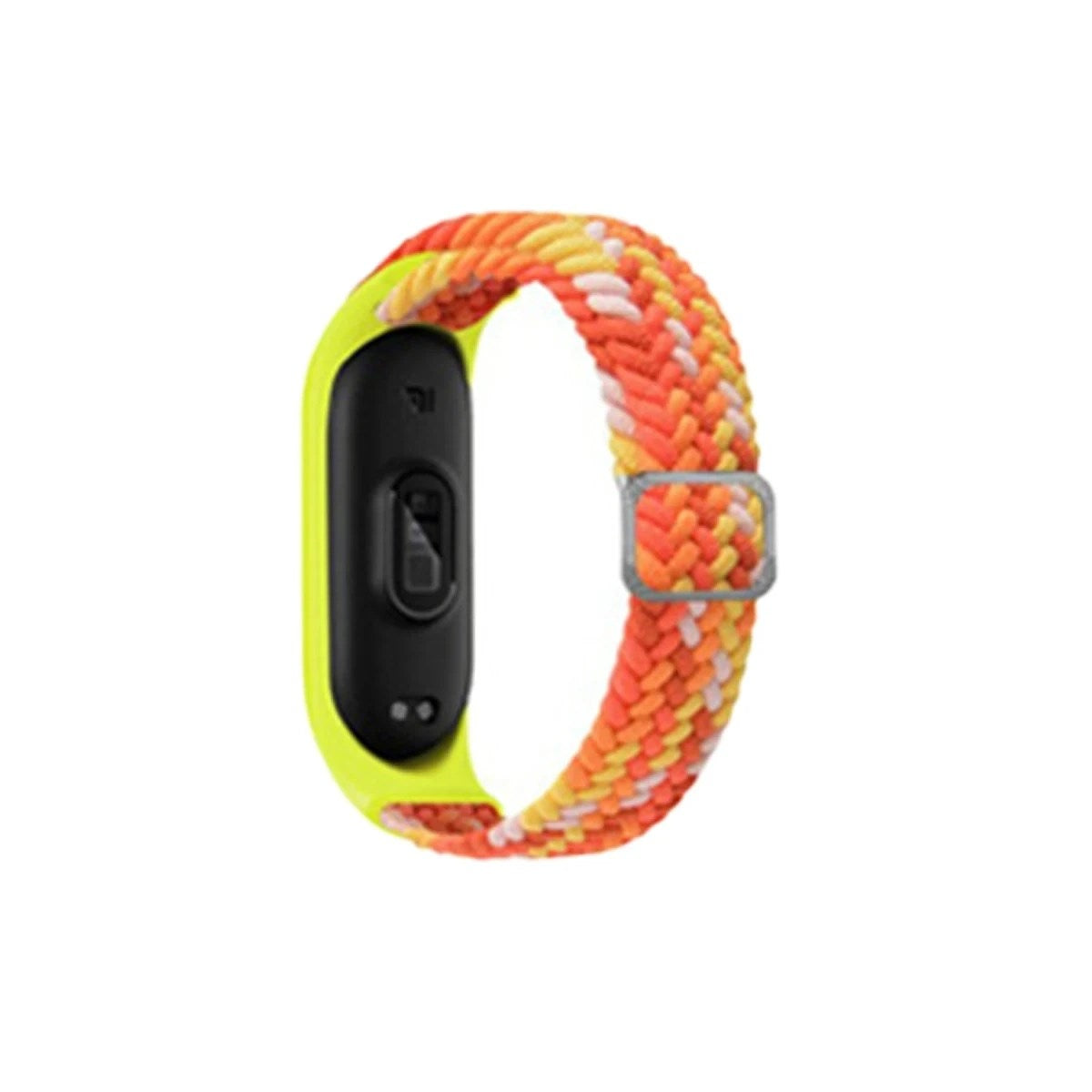 Mey İthalat® Mi Band 4 Star Kordon - Turuncu-Sarı
