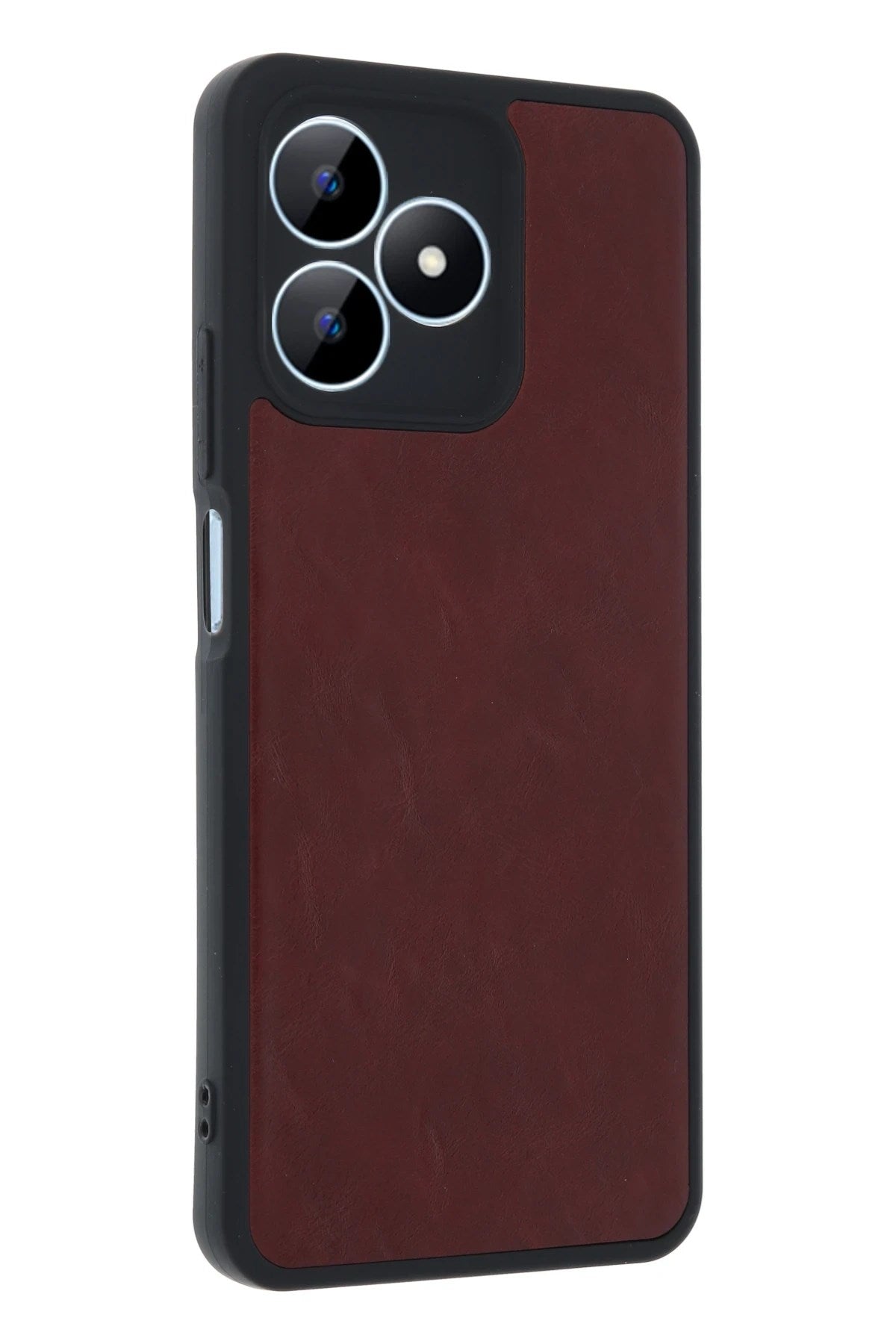 Mey İthalat® Realme Note 50 4G Kılıf Aras Deri Kapak - Bordo
