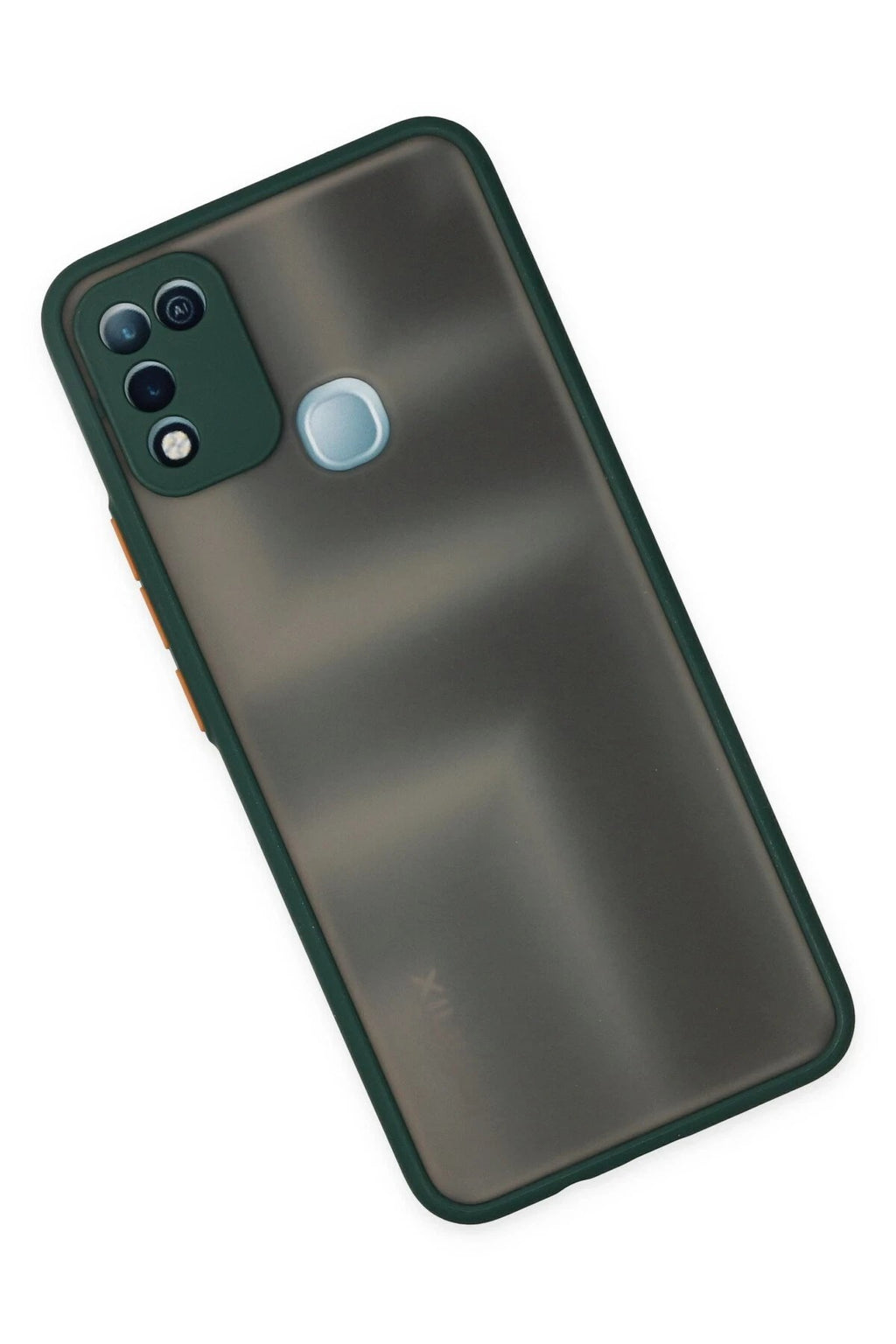 Mey İthalat® İnfinix Hot 10 Play Kılıf Montreal Silikon Kapak - Yeşil