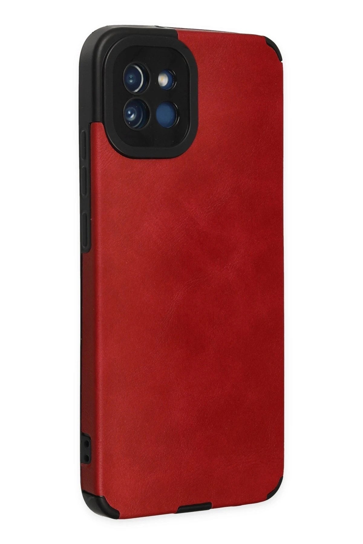 Mey İthalat® Samsung Galaxy A03 Kılıf Loop Deri Silikon - Kırmızı