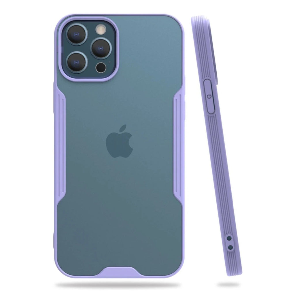 Mey İthalat® iPhone 12 Pro Max Kılıf Platin Silikon - Lila