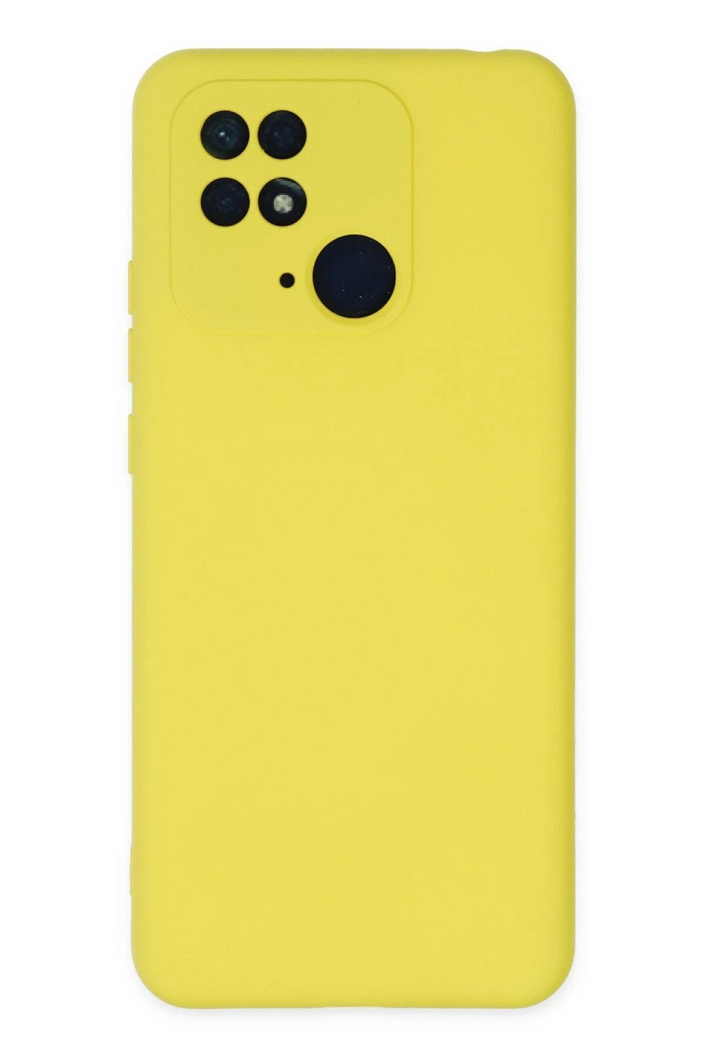 Mey İthalat® Redmi 10C Kılıf Nano içi Kadife Silikon - Sarı