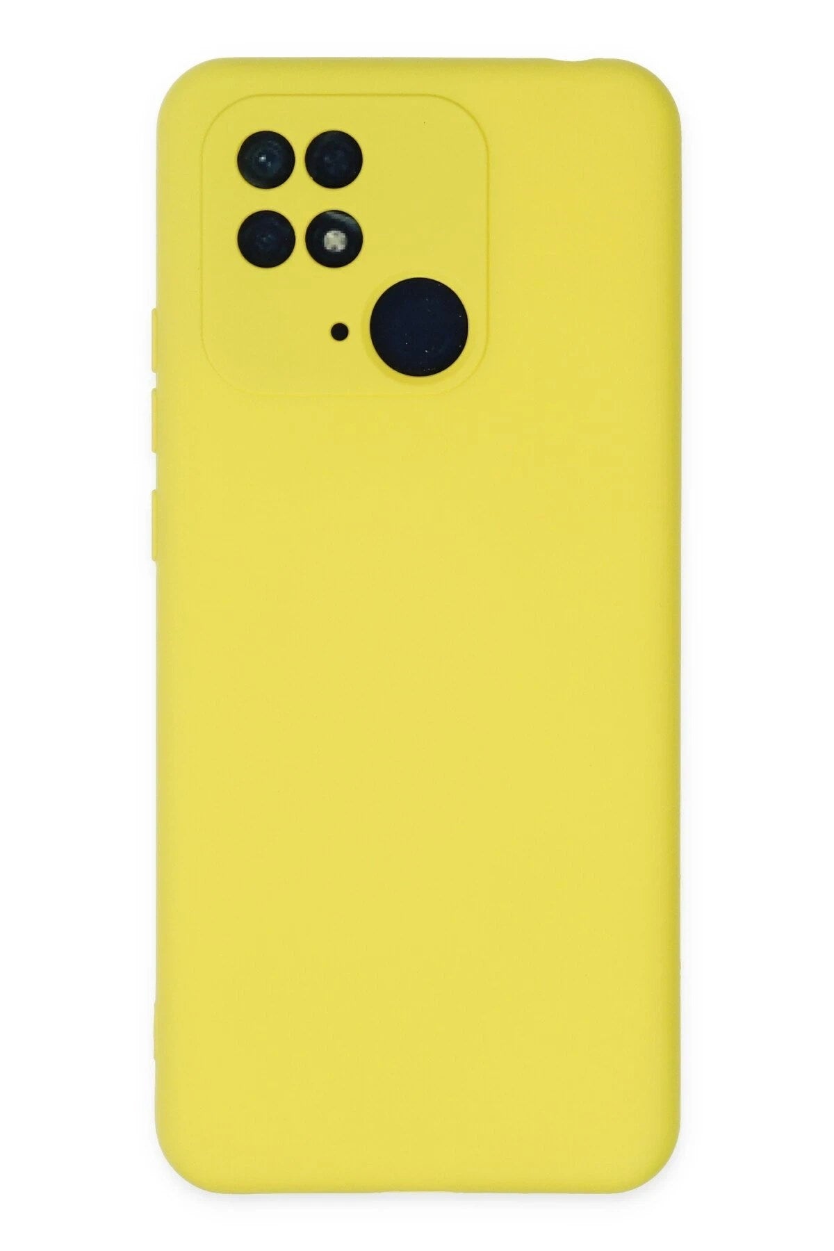 Mey İthalat® Redmi 10C Kılıf Nano içi Kadife Silikon - Sarı