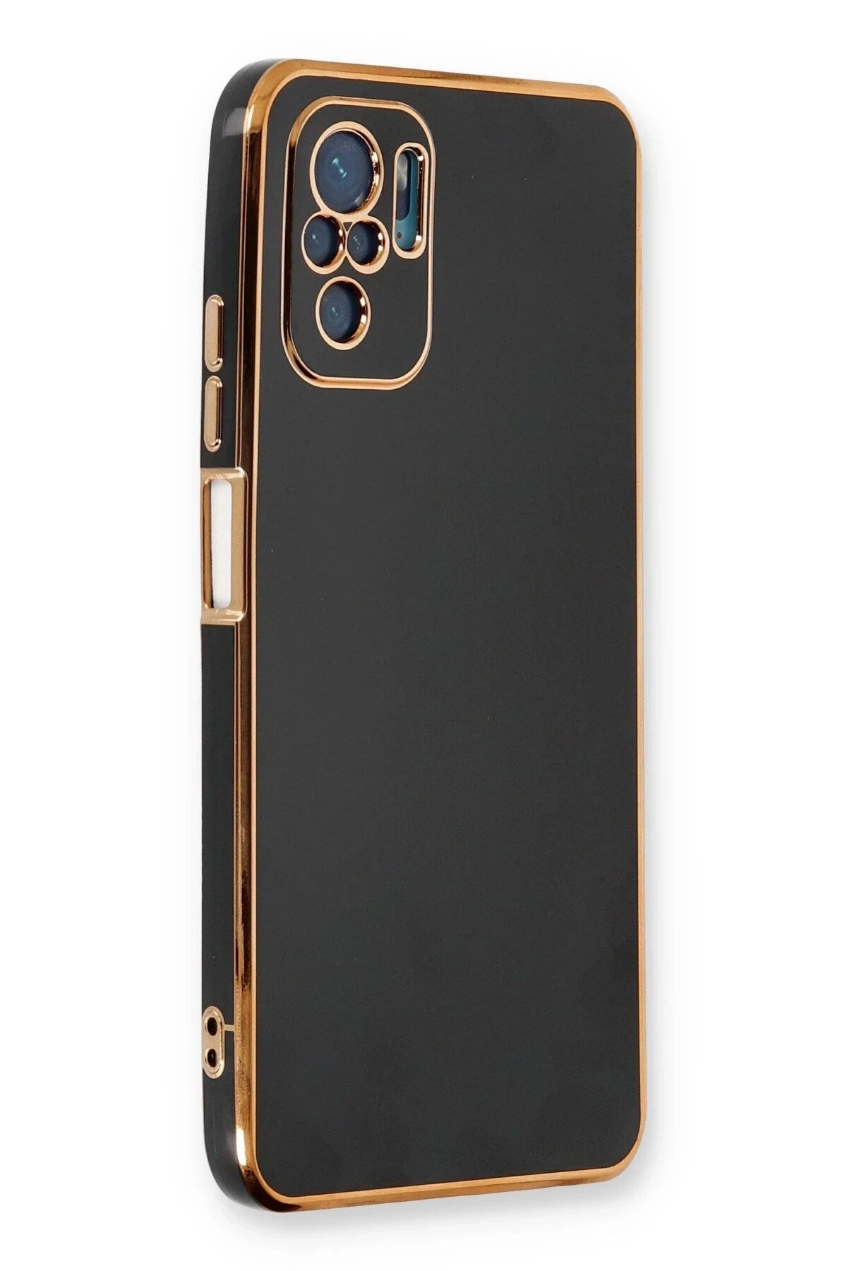 Mey İthalat® Redmi Note 10 Kılıf Volet Silikon - Siyah