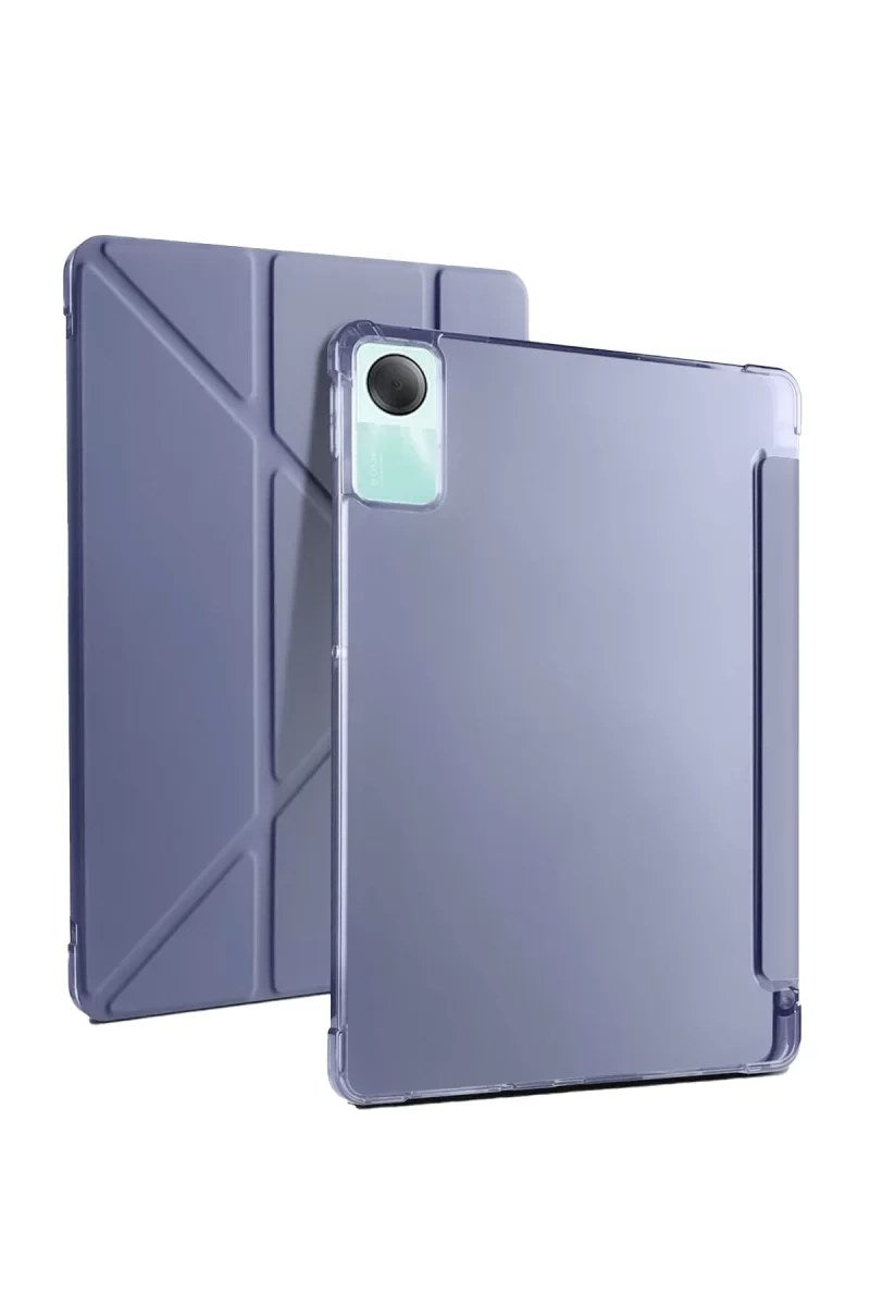 Mey İthalat® Redmi Pad SE 4G Kılıf Kalemlikli Mars Tablet Kılıfı - Lavender
