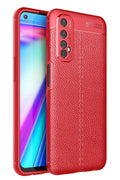 Mey İthalat® Realme 7 Kılıf Auto Focus Kapak - Kırmızı