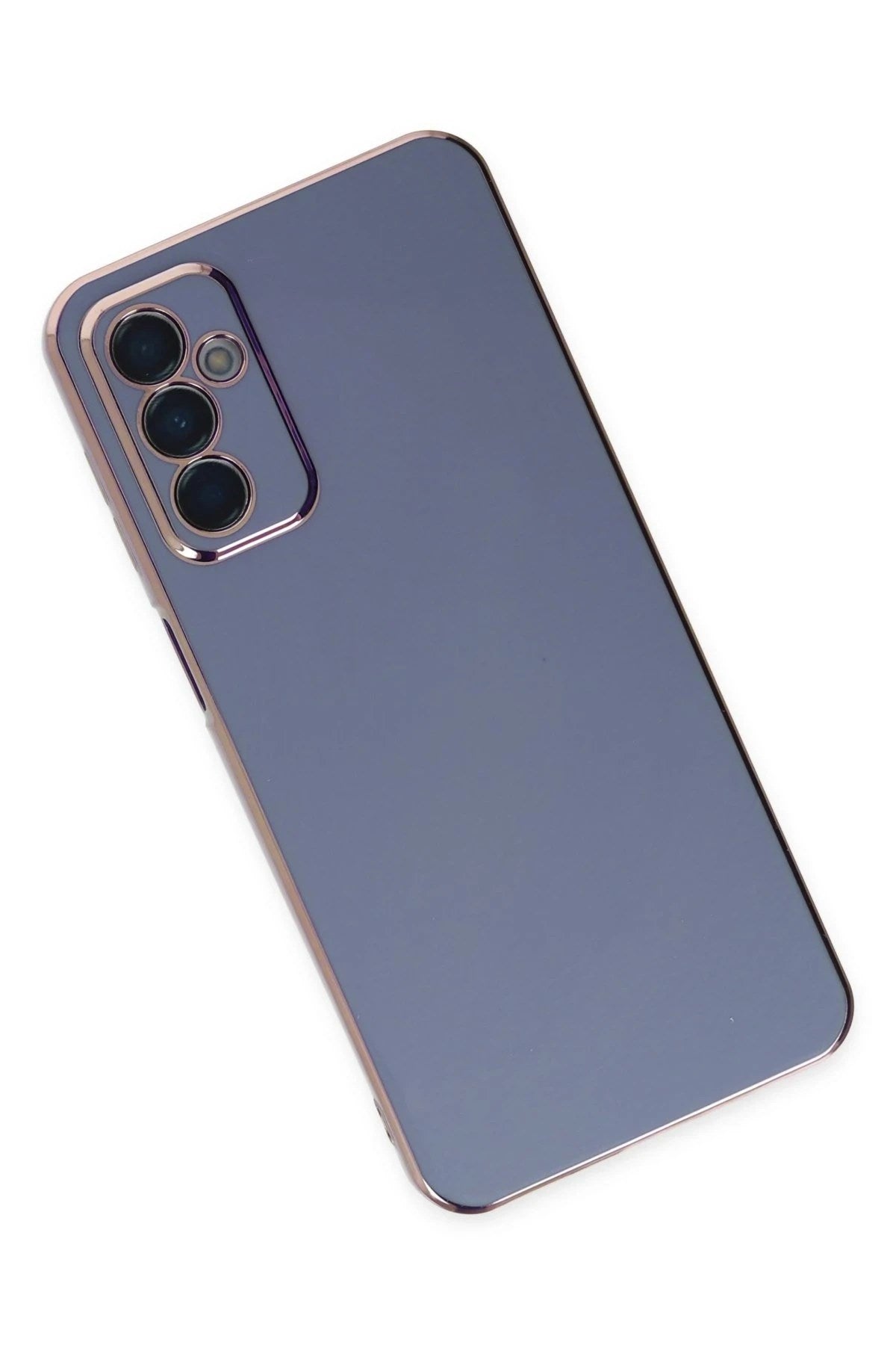 Mey İthalat® Samsung Galaxy M23 Kılıf Volet Silikon - Mavi