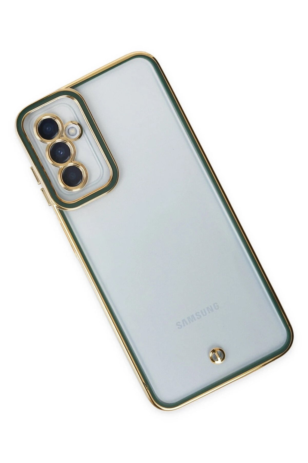 Mey İthalat® Samsung Galaxy M23 Kılıf Liva Lens Silikon - Yeşil