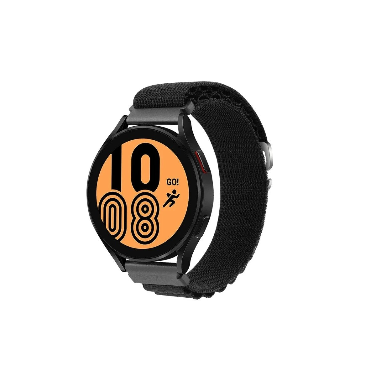 Mey İthalat® Watch 20mm KR410 Kumaş Kordon - Siyah