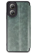 Mey İthalat® A38 Kılıf Flip Cover - Koyu Yeşil