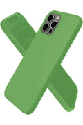 Mey İthalat® iPhone 12 Pro Max Kılıf First Silikon - Yeşil