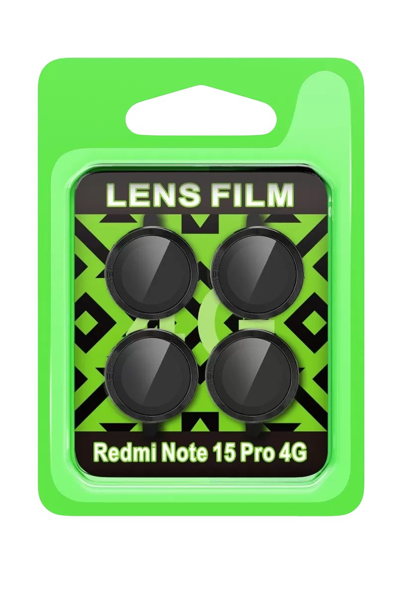 Mey İthalat® Redmi Note 15 Pro 4G Raze Metal Kamera Lens - Siyah