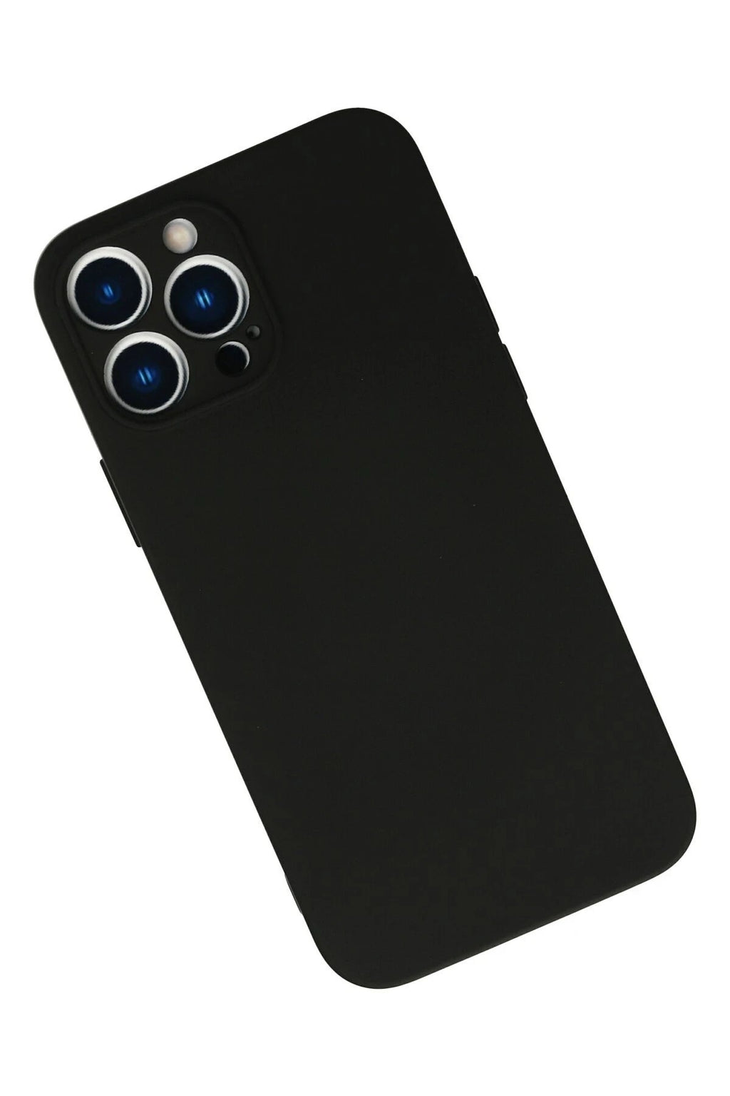 Mey İthalat® iPhone 13 Pro Kılıf Nano içi Kadife Silikon - Siyah