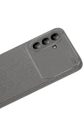 Mey İthalat® Samsung Galaxy A56 Kılıf Auto Focus Karbon Kapak - Gri