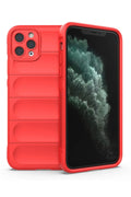 Mey İthalat® iPhone 11 Pro Max Kılıf Optimum Silikon - Kırmızı