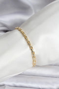 Mey İthalat® 14K Gold Renk Kaplama Zincir Model Kadın CM Bileklik