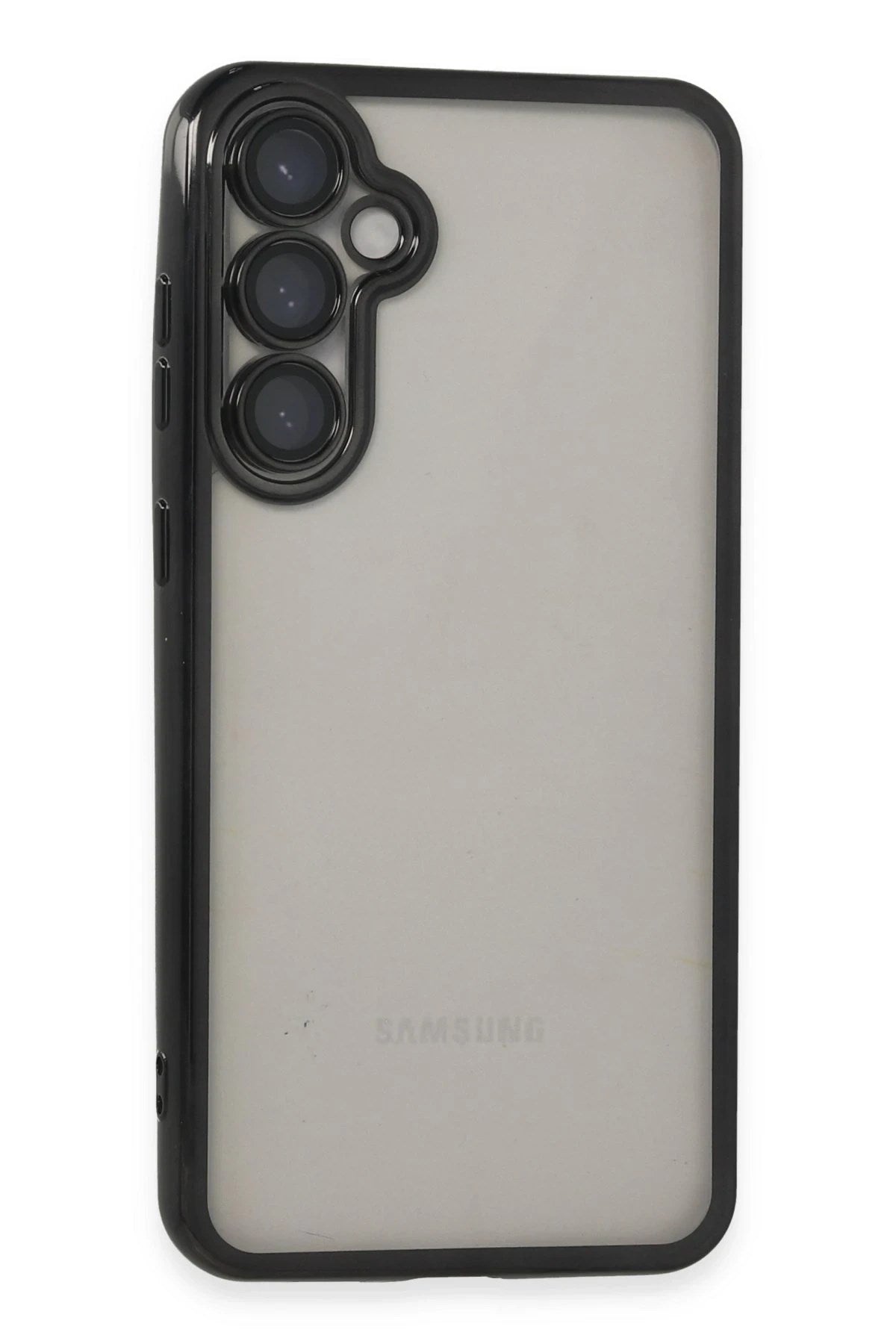 Mey İthalat® Samsung Galaxy S23 FE Kılıf Lensli Silikon - Siyah