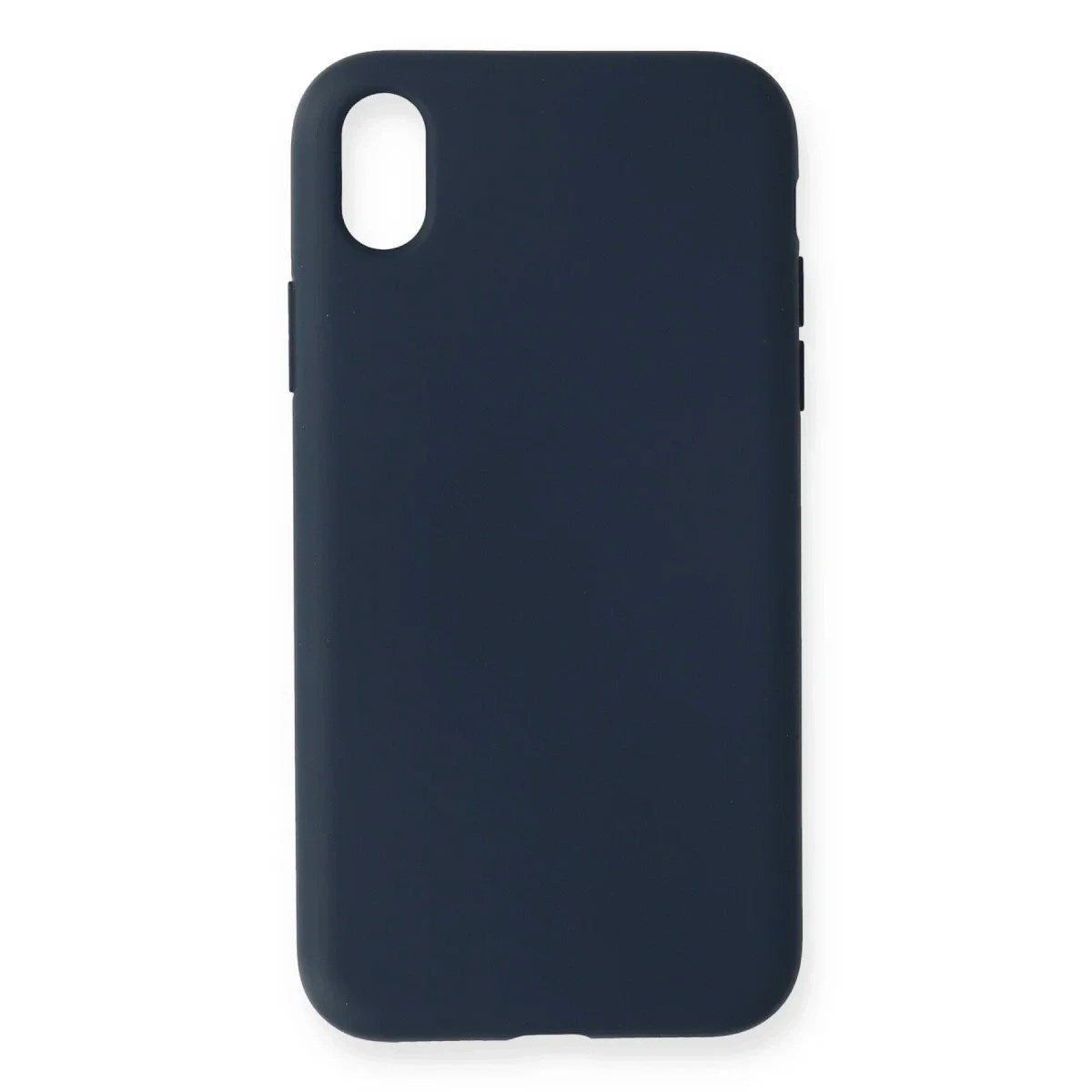 Mey İthalat® iPhone XR Kılıf Nano içi Kadife Silikon - Lacivert
