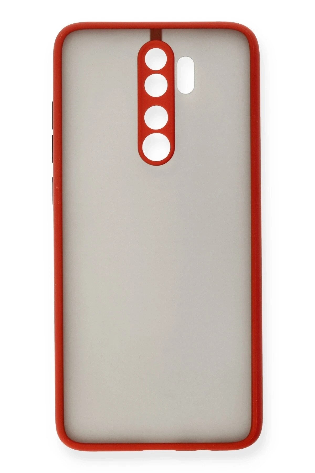 Mey İthalat® Redmi Note 8 Pro Kılıf Montreal Silikon Kapak - Kırmızı