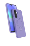 Mey İthalat® Samsung Galaxy A26 Regal Magsafe Standlı Kapak - Lila