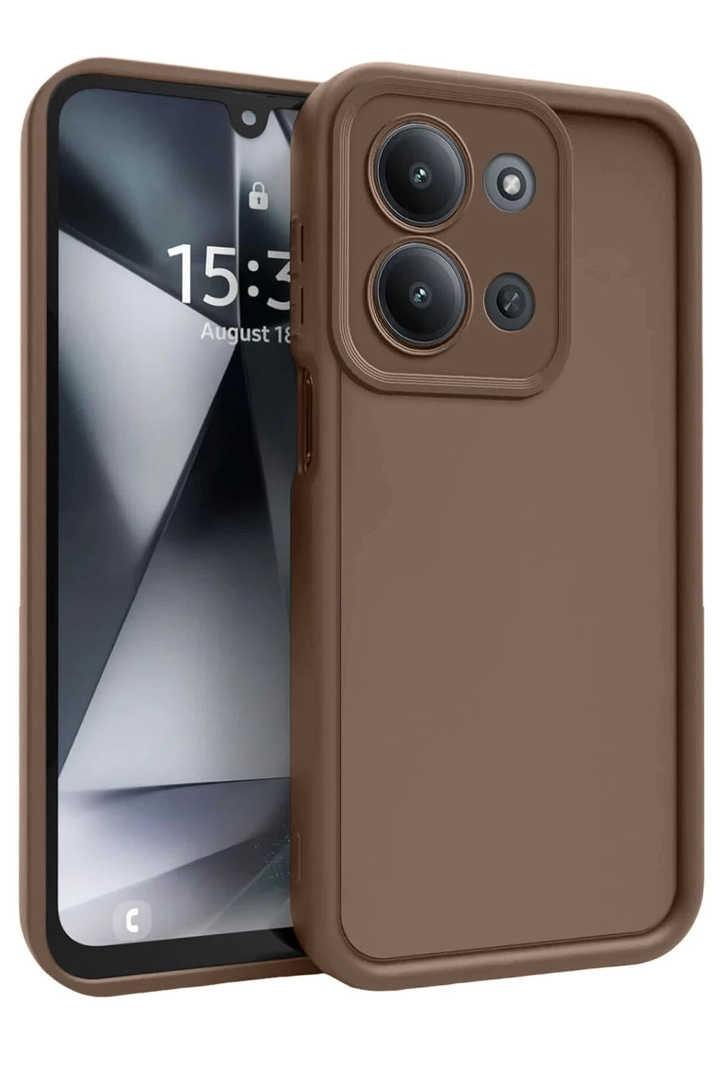 Mey İthalat® Redmi 15C 4G Viera Silikon - Kahverengi