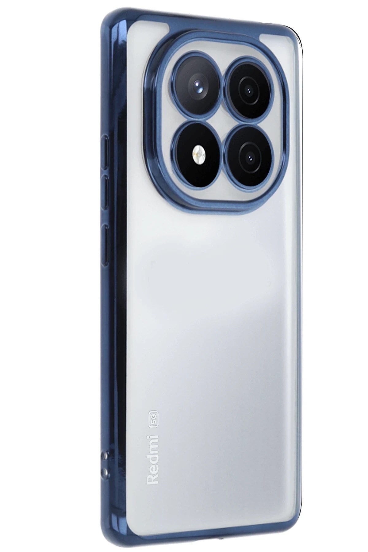 Mey İthalat® Redmi Note 14 Pro 4G Kılıf Lensli Silikon - Lacivert