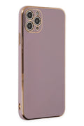 Mey İthalat® iPhone 11 Pro Max Kılıf Volet Silikon - Mor