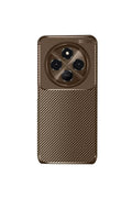 Mey İthalat® Redmi 14C Kılıf Auto Focus Karbon Kapak - Kahverengi