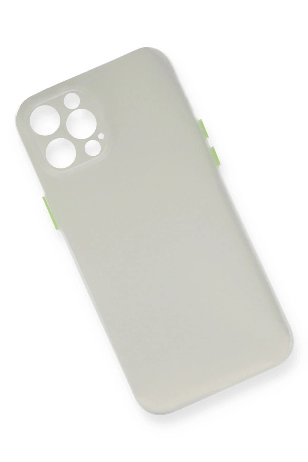 Mey İthalat® iPhone 12 Pro Kılıf PP Ultra İnce Kapak - Beyaz