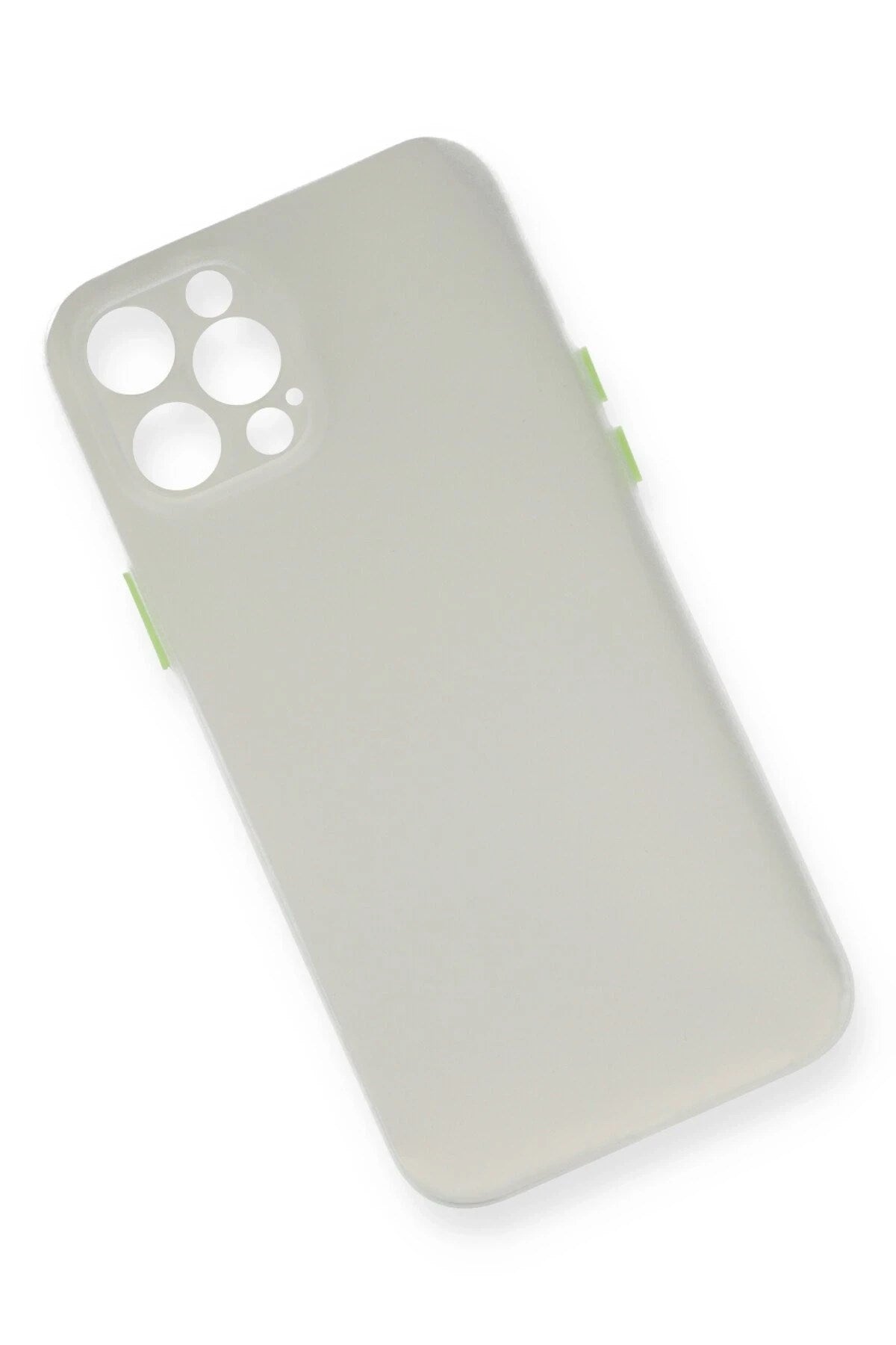 Mey İthalat® iPhone 12 Pro Kılıf PP Ultra İnce Kapak - Beyaz