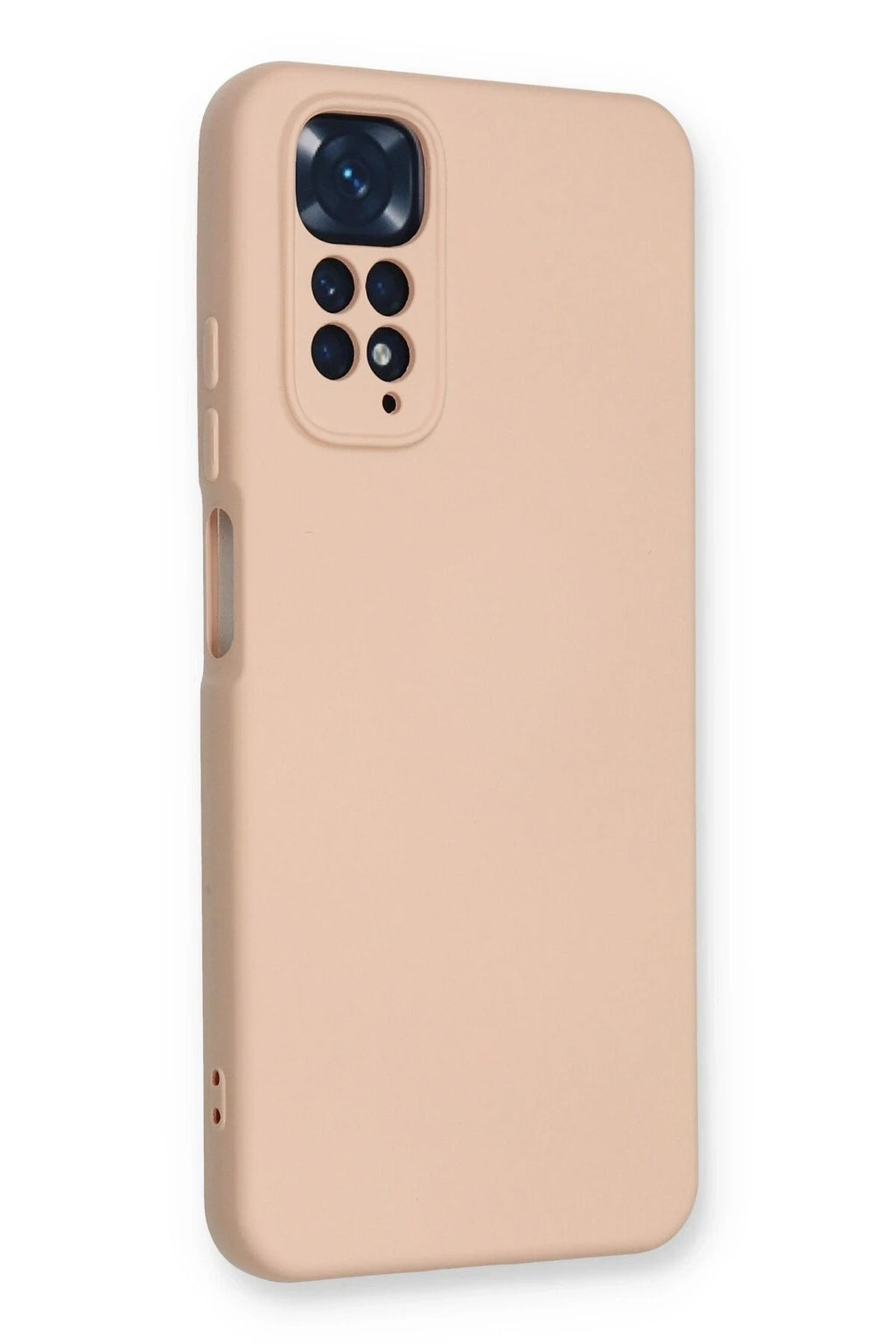 Mey İthalat® Redmi Note 11 Kılıf Nano içi Kadife Silikon - Pudra