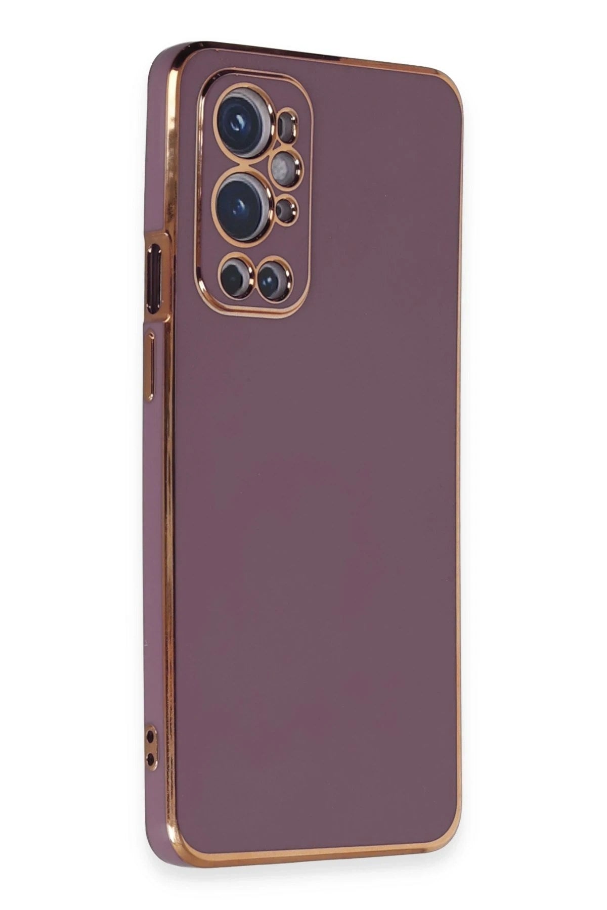 Mey İthalat® One Plus 9 Pro Kılıf Volet Silikon - Mor