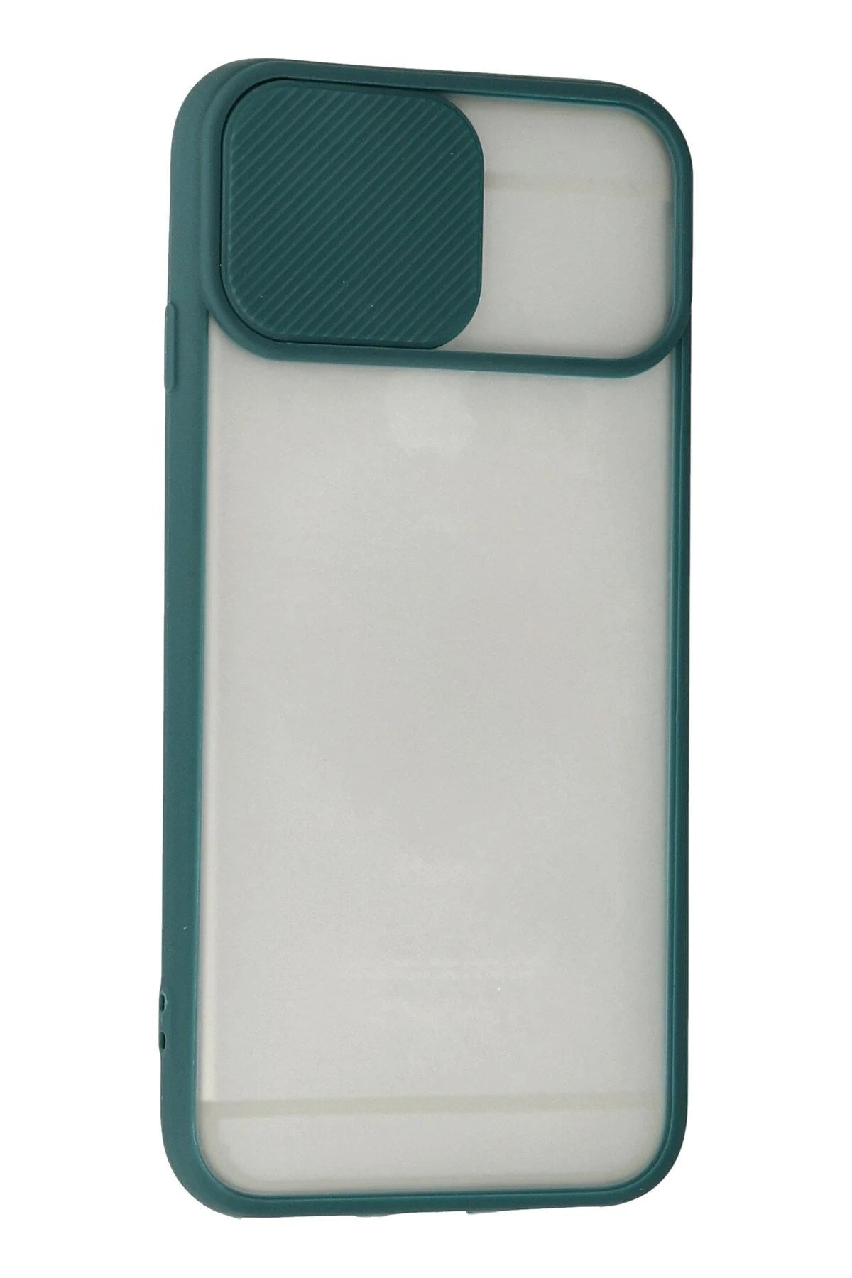 Mey İthalat® iPhone 6 Plus Kılıf Palm Buzlu Kamera Sürgülü Silikon - Yeşil