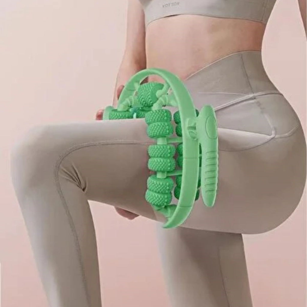 13 Tekerlekli Circular Lenfatik Masaj Roller – Selülit Giderici, Cilt Sıkılaştırıcı, Bacak Kol Sırt Masaj Aleti