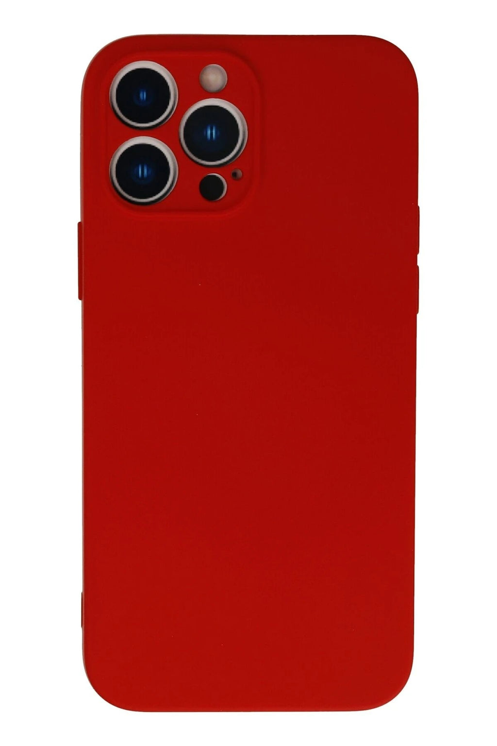 Mey İthalat® iPhone 13 Pro Max Kılıf Nano içi Kadife Silikon - Kırmızı