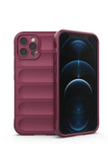 Mey İthalat® iPhone 12 Pro Kılıf Optimum Silikon - Bordo