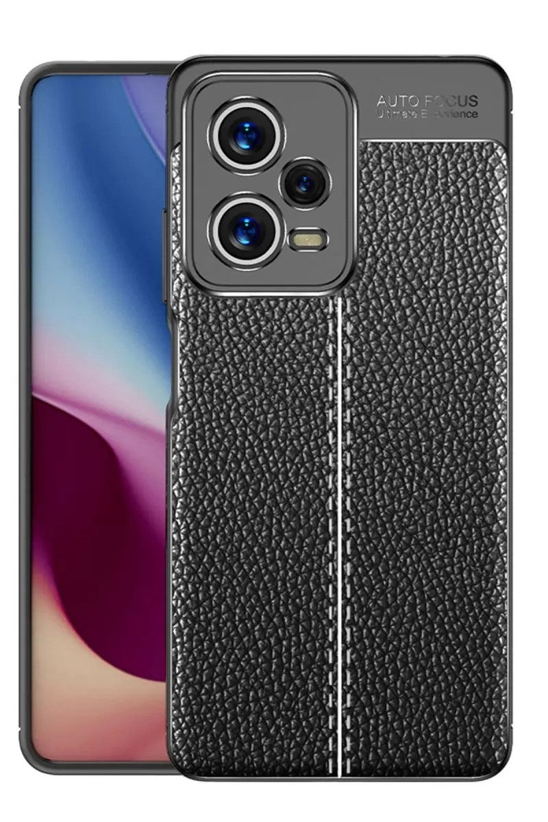 Mey İthalat® Redmi Note 12 Pro 5G Kılıf Auto Focus Kapak - Siyah