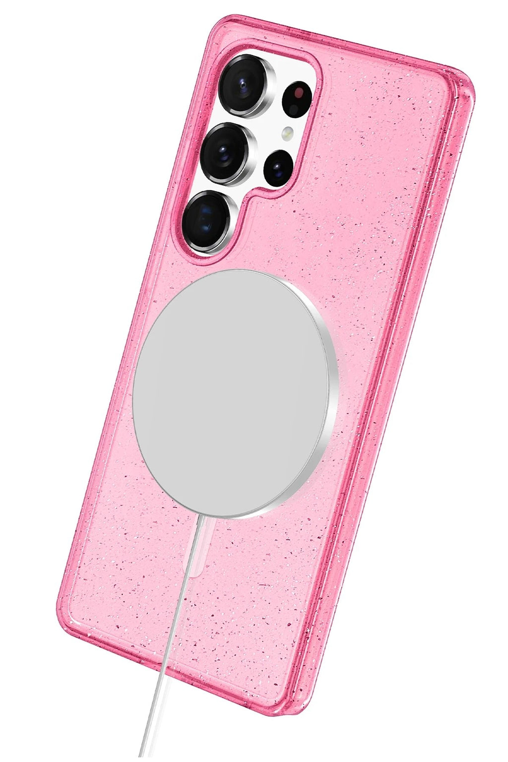 Mey İthalat® Samsung Galaxy S25 Ultra Star Magsafe Kapak - Pembe