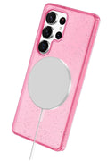 Mey İthalat® Samsung Galaxy S25 Ultra Star Magsafe Kapak - Pembe