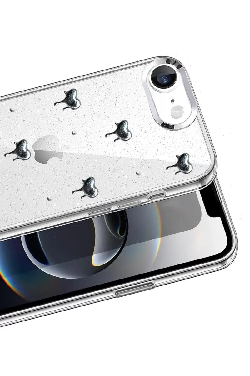 Mey İthalat® iPhone 16E Fiyonk Desenli Kapak - Desen 1
