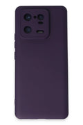 Mey İthalat® Mi 13 Pro Kılıf Nano içi Kadife Silikon - Mor