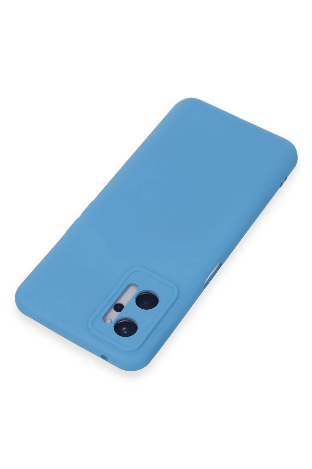 Mey İthalat® Realme 9i 4G Kılıf Nano içi Kadife Silikon - Mavi