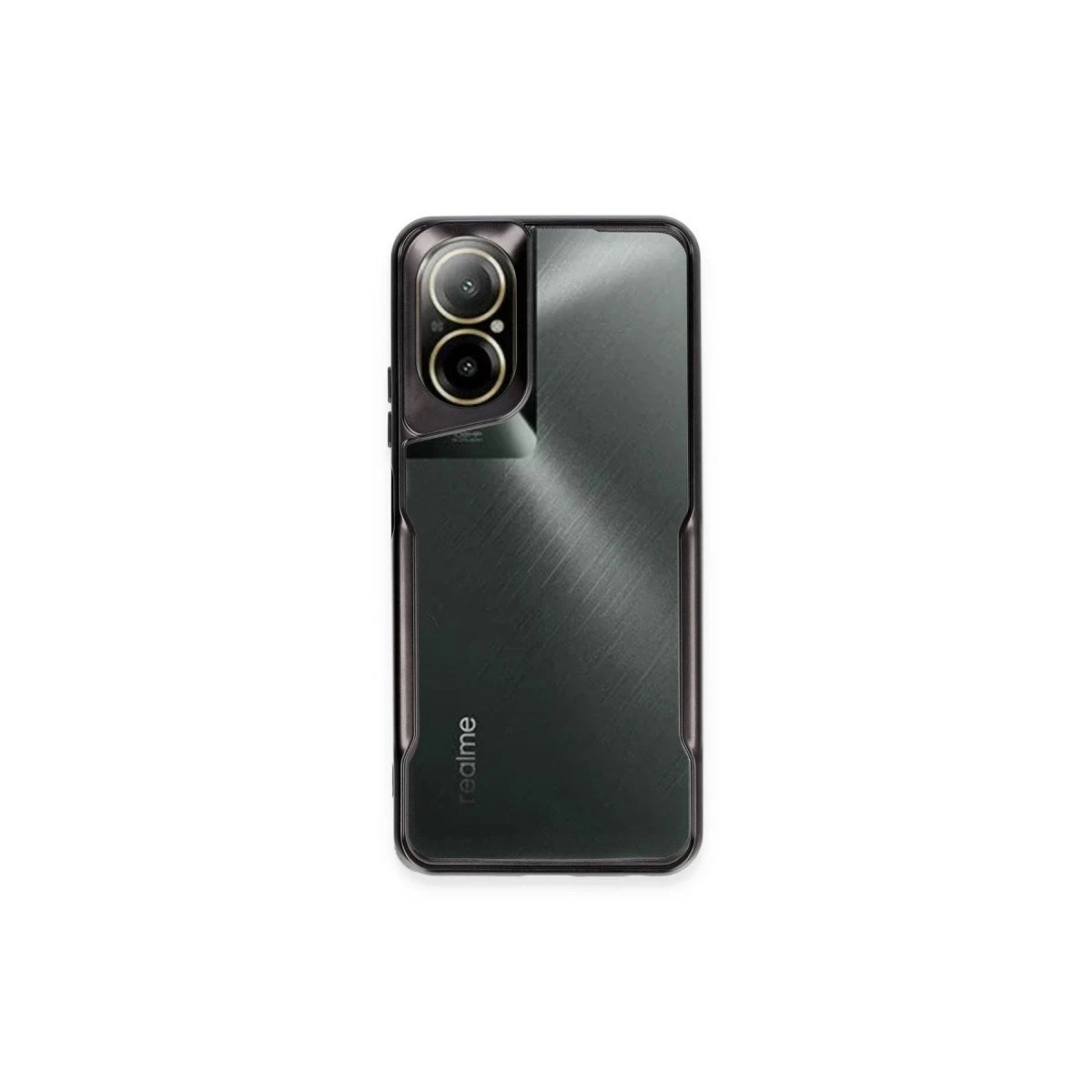 Mey İthalat® Realme 12 Lite Kılıf Boyi Silikon Kapak - Siyah