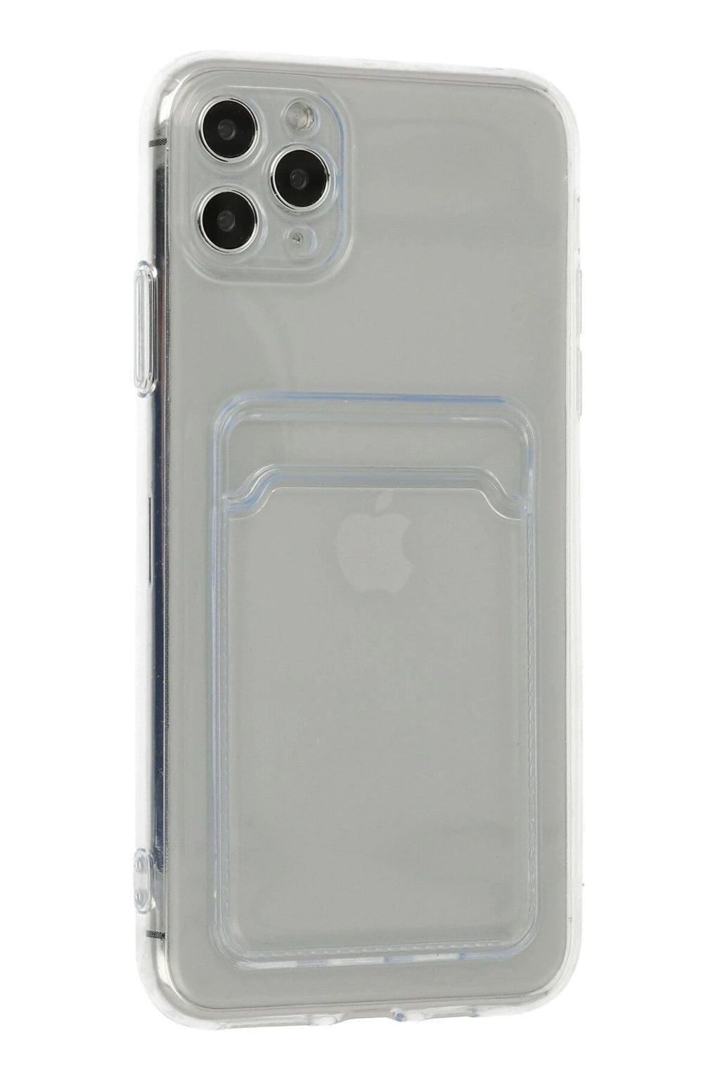 Mey İthalat® iPhone 11 Pro Max Kılıf Kart Şeffaf Silikon - Şeffaf