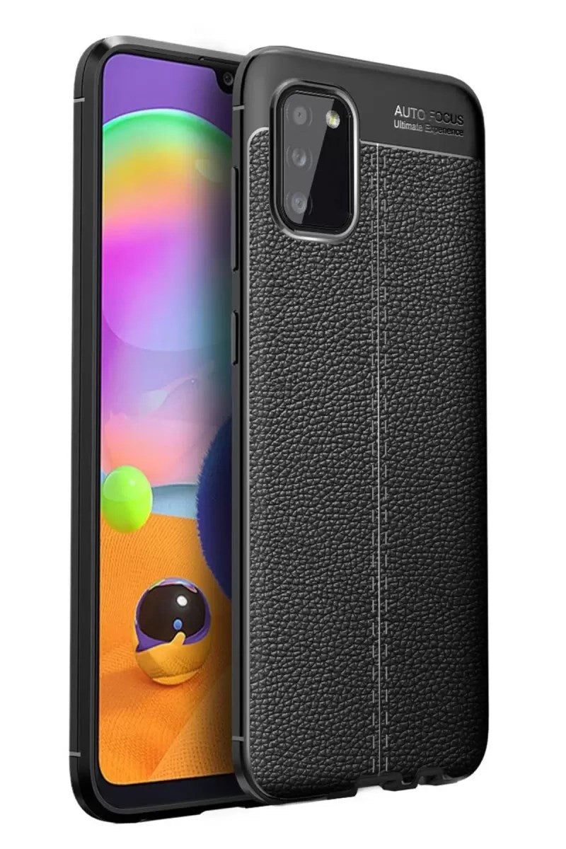 Mey İthalat® Samsung Galaxy A02S Kılıf Auto Focus Kapak - Siyah