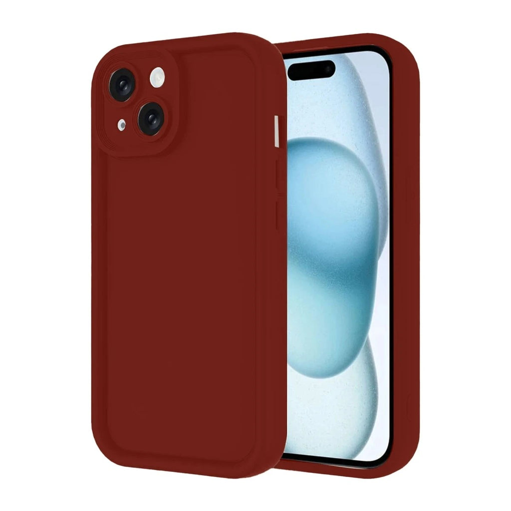 Mey İthalat® iPhone 14 Kılıf Viera Silikon - Bordo