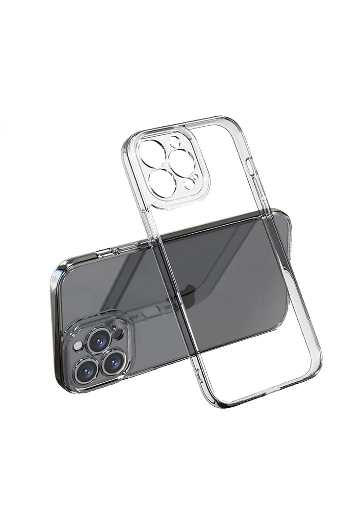 Mey İthalat® iPhone 16 Pro Kılıf Lüx Şeffaf Silikon