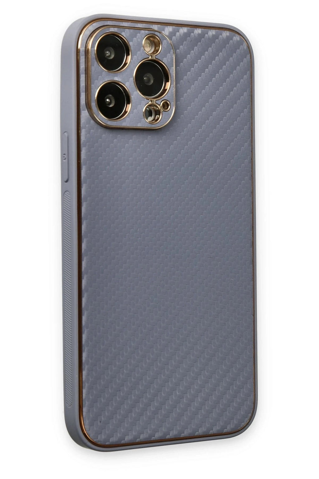 Mey İthalat® iPhone 13 Pro Max Kılıf Coco Karbon Silikon - Gri
