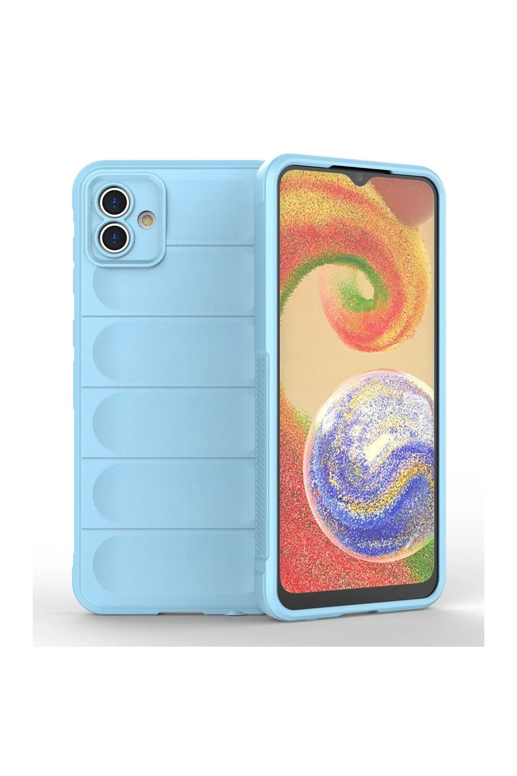 Mey İthalat® Samsung Galaxy A04E Kılıf Optimum Silikon - Sky Blue