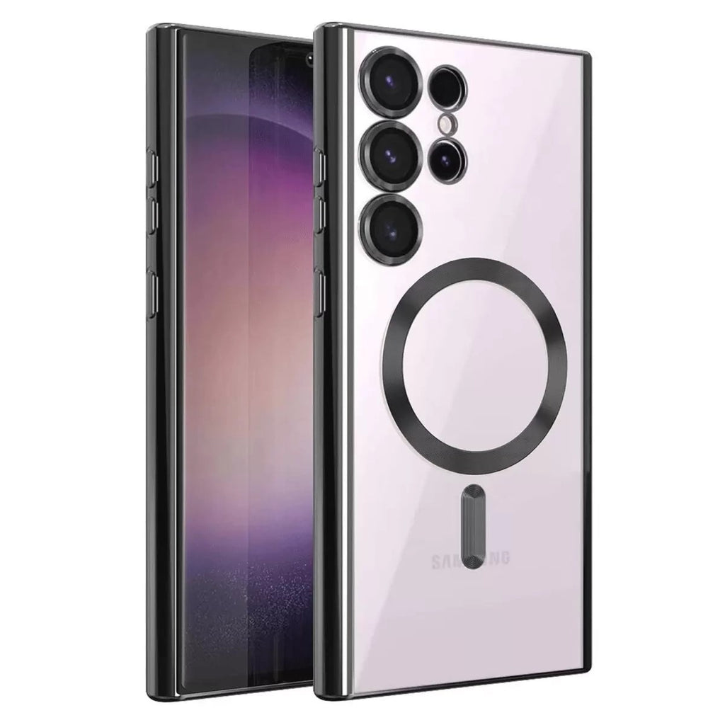 Mey İthalat® Samsung Galaxy S25 Ultra Kılıf Kross Magneticsafe Kapak - Siyah